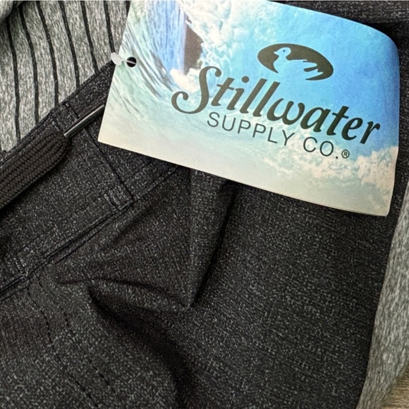 Gray and Black Athletic Shorts with Gradient Design - Picture 4 of 4